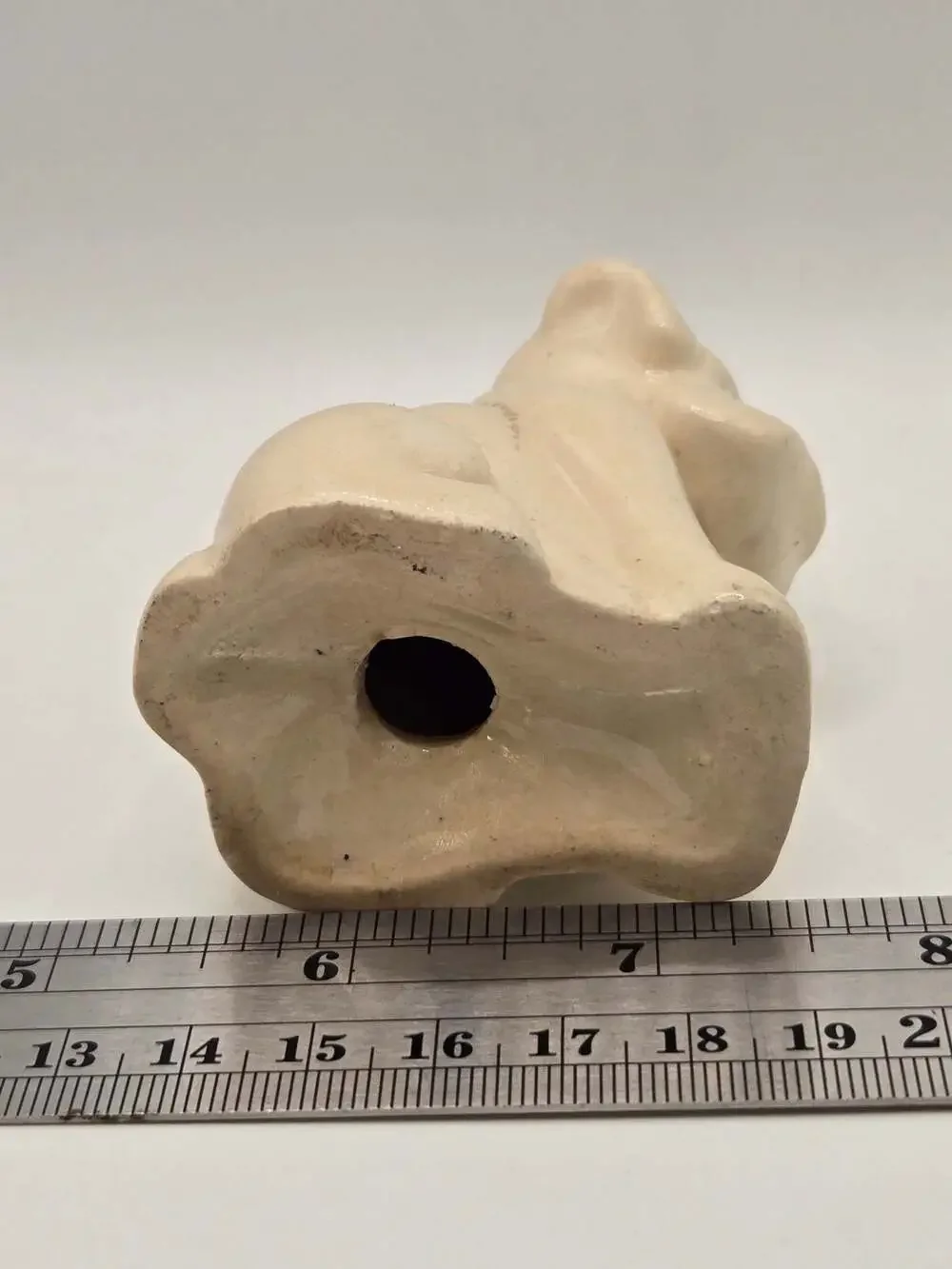 Vintage Ceramic Sitting Dog Salt or Pepper Shaker